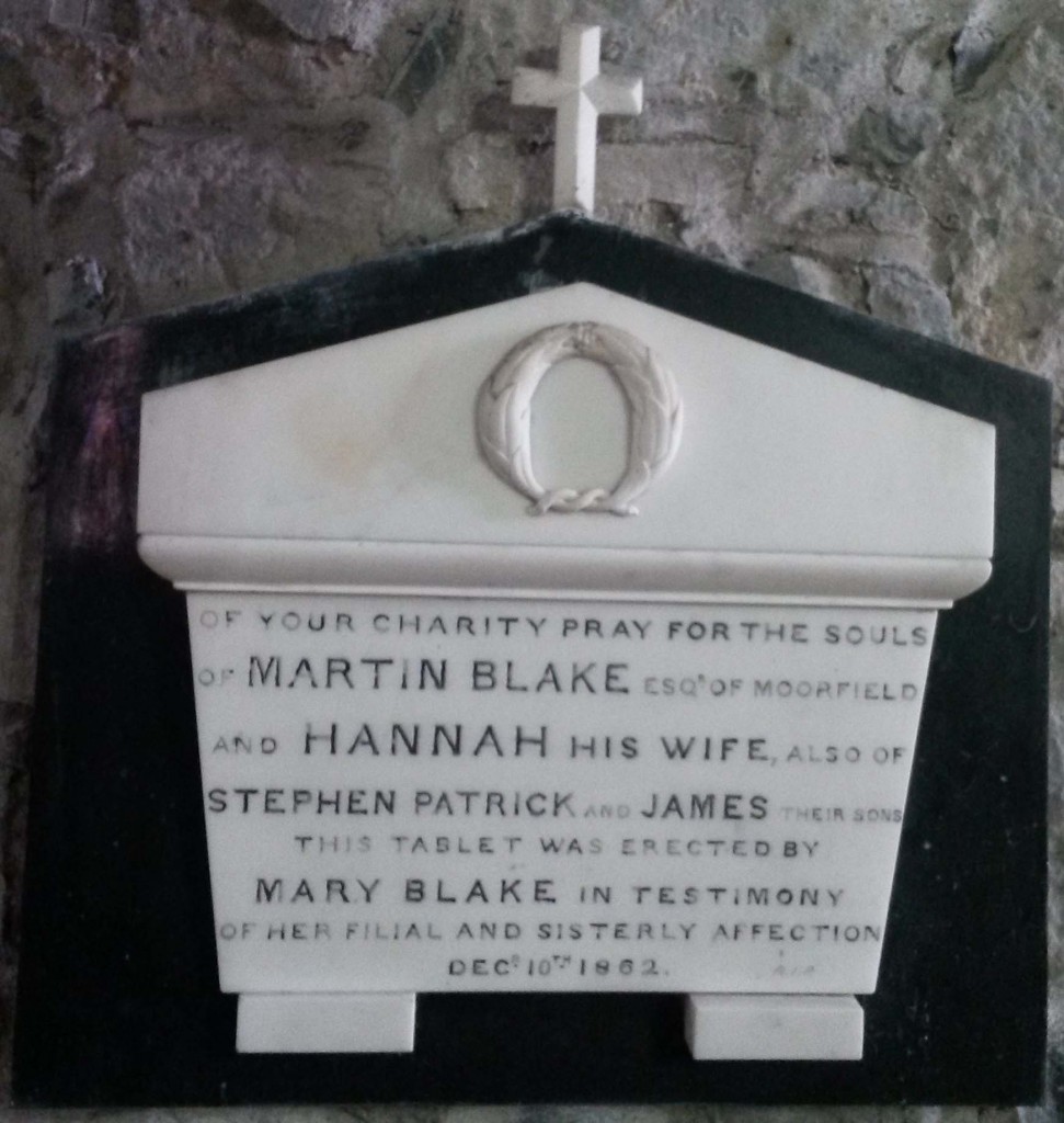 Blake memorial at Meelick