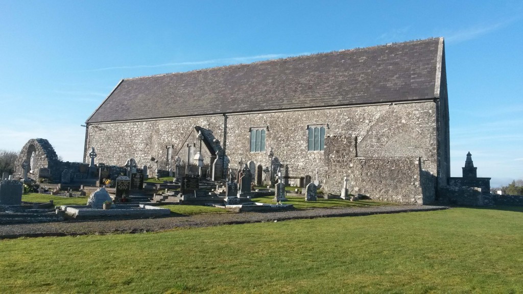 Meelick friary church south elevation