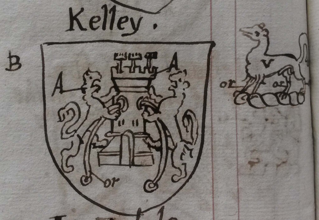 arms of Kelley from G.O. Ms. 61