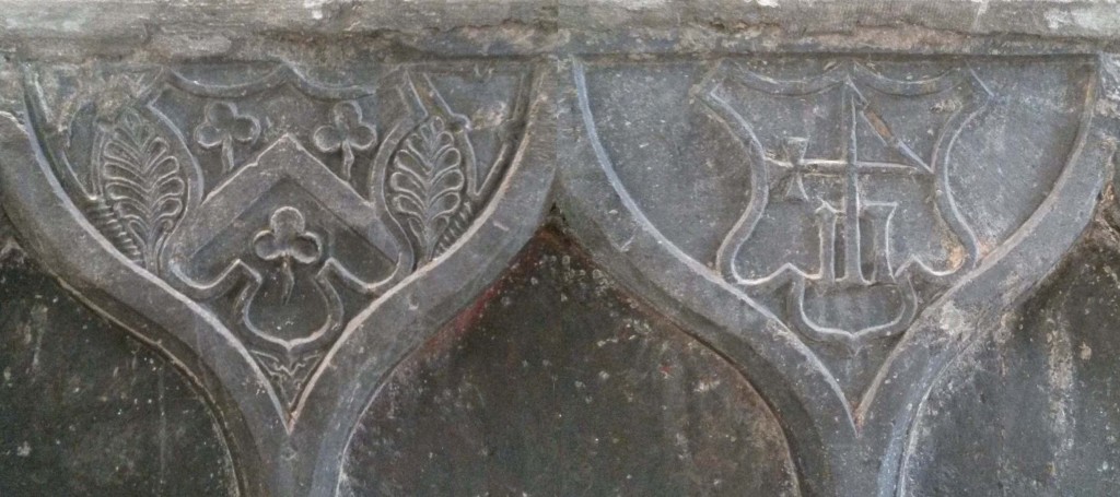 Lynch arms on tomb at St. Nicholas Collegiate Church Galway
