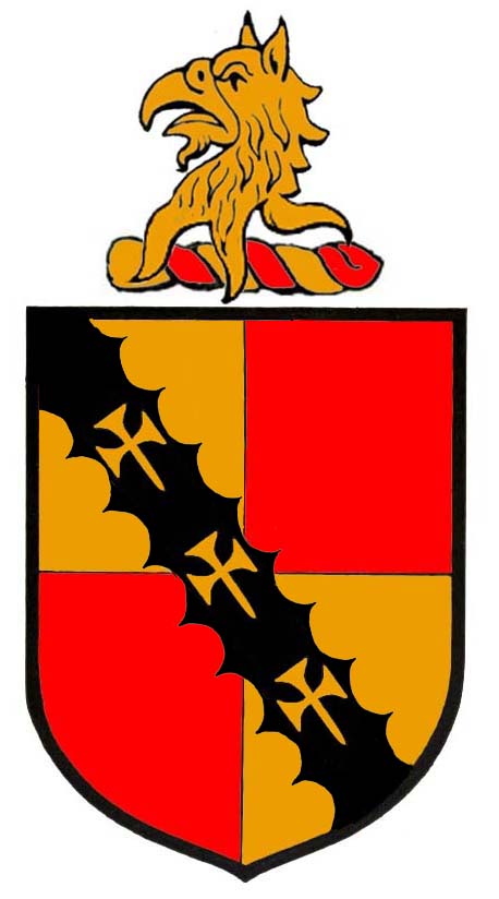 paternal arms of Hannam of Wimborne 1565