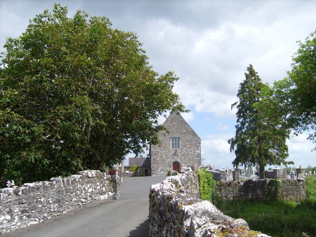Meelick church from the gates
