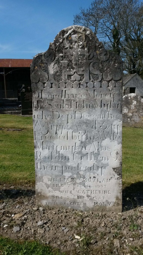 Moylan headstone Kiltormer