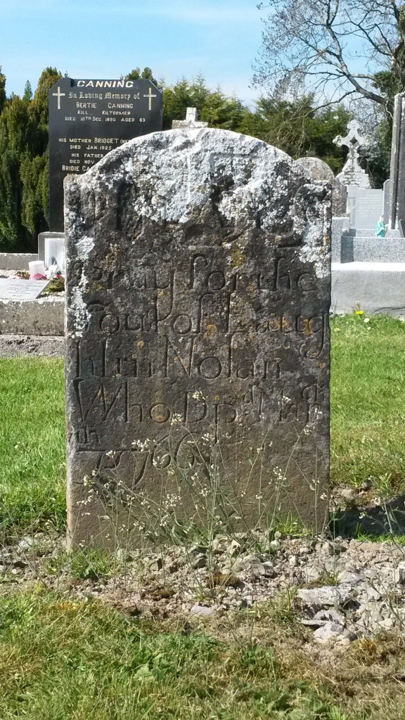 Nolan headstone Kiltormer