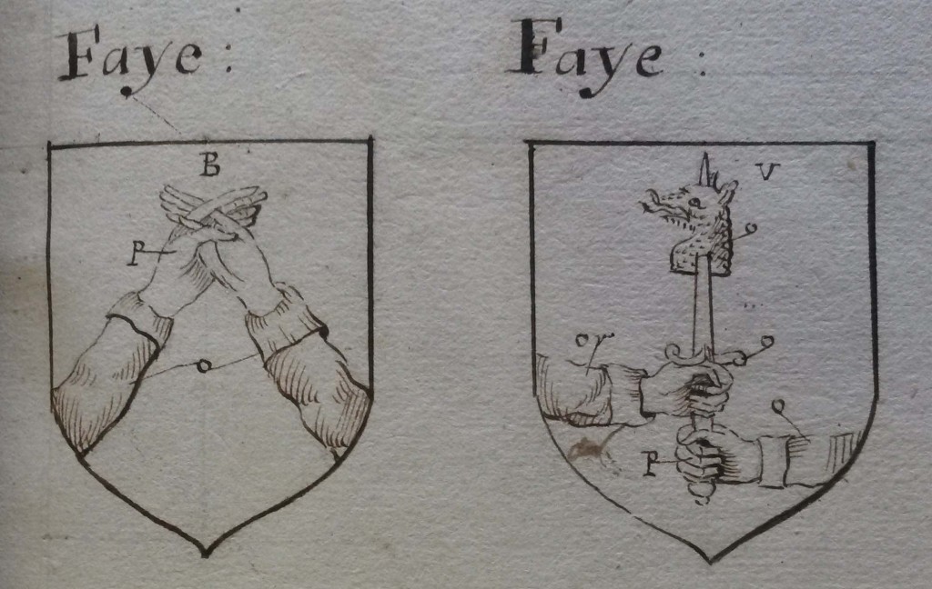 arms of Faye from G.O. Ms. no. 82