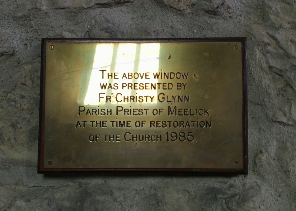 fr christy glynn plaque meelick